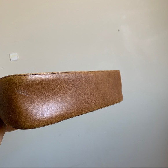 70s Tan Leather Mini Baguette - Picture 6 of 7